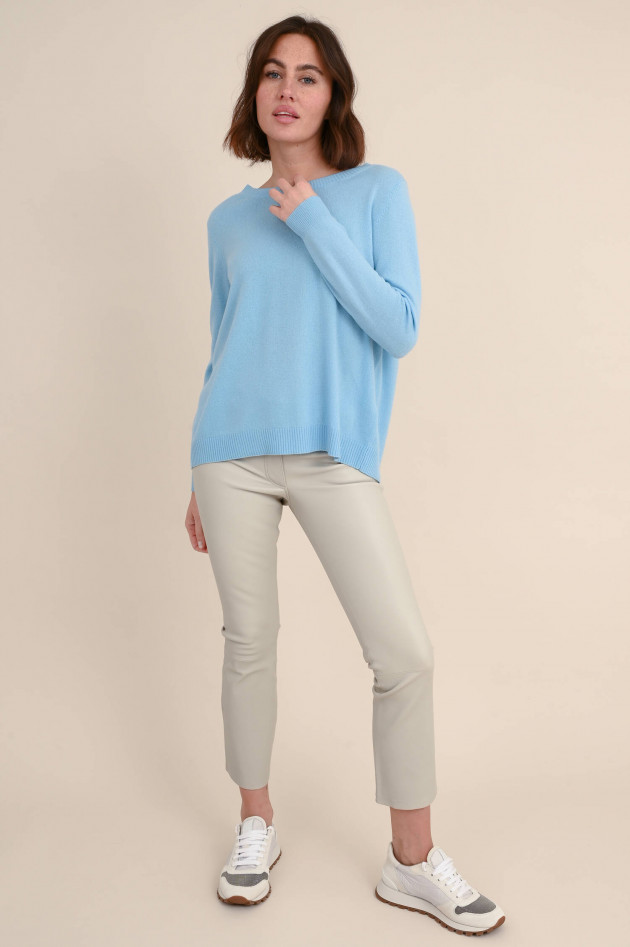 Allude Wollmix Pullover in Hellblau