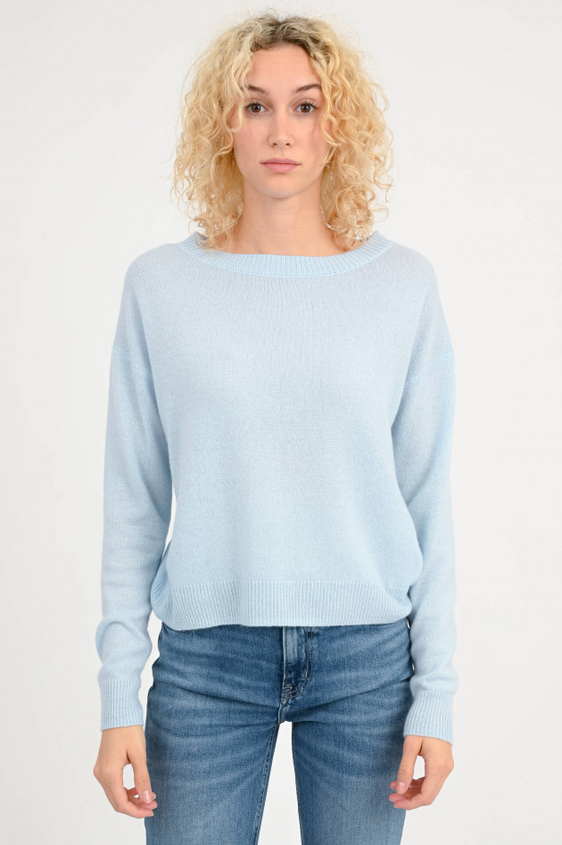 Allude Cashmere Pullover in Hellblau