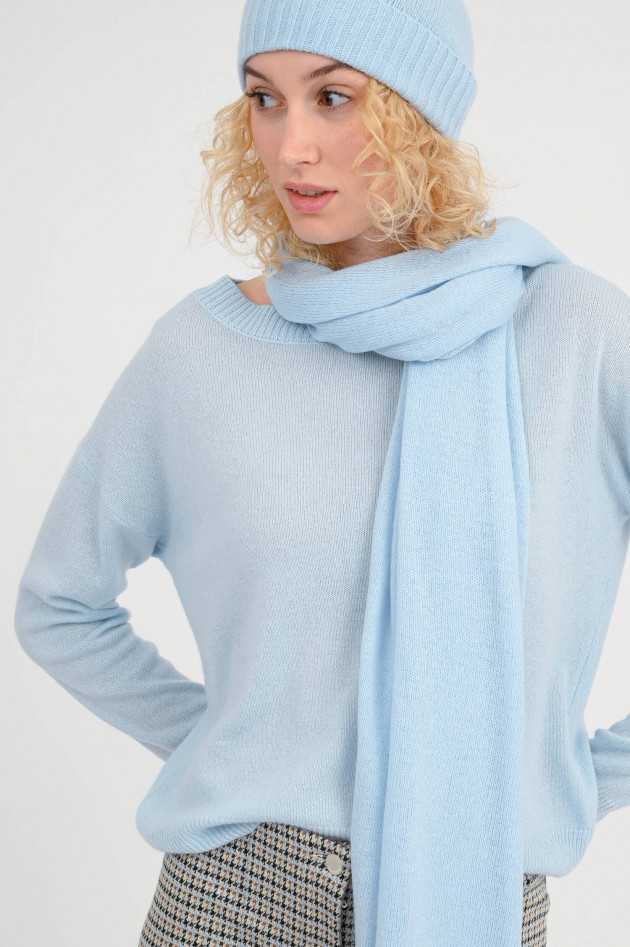 Allude Cashmere Pullover in Hellblau