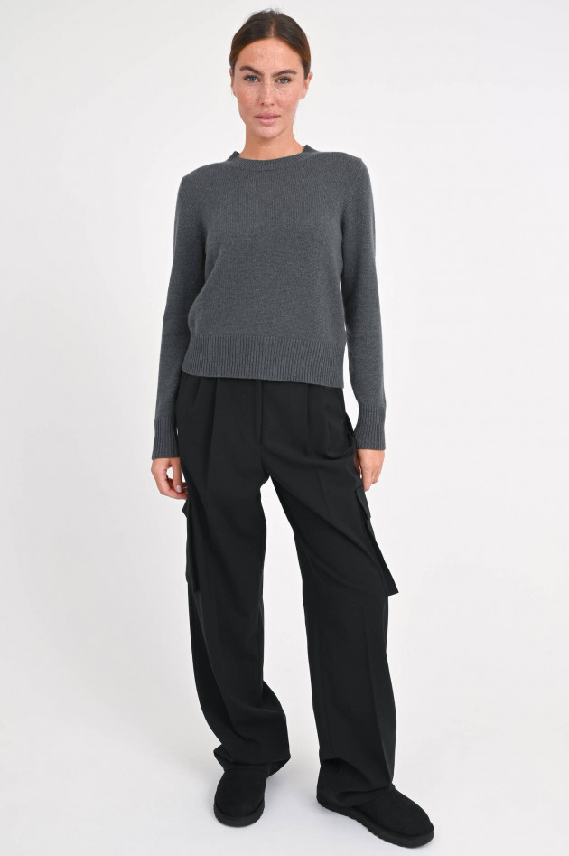 Allude Pullover aus Cashmere in Graugrün