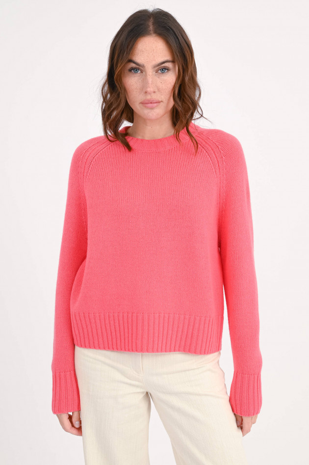 Allude Pullover aus Woll-Cashmere-Mix in Tangerine