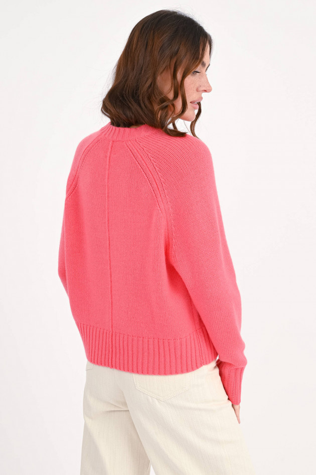 Allude Pullover aus Woll-Cashmere-Mix in Tangerine