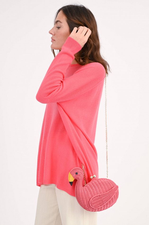 Allude Oversize Pullover in Tangerine