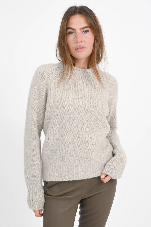 Allude Cashmere-Pullover in Natur meliert
