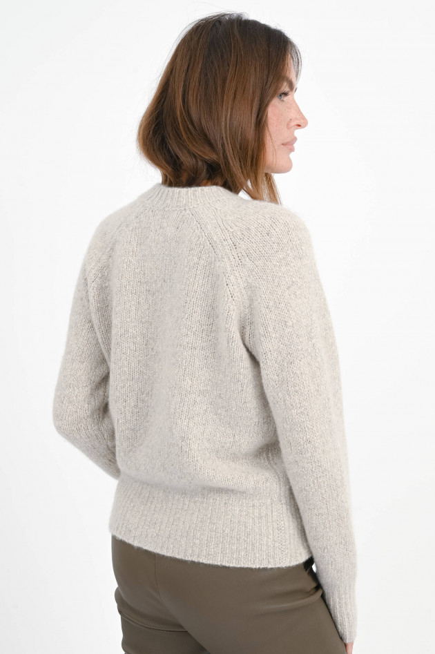 Allude Cashmere-Pullover in Natur meliert