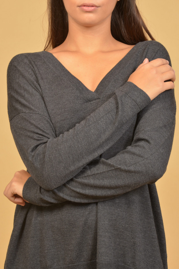 Allude Oversized - Pullover in Antra
