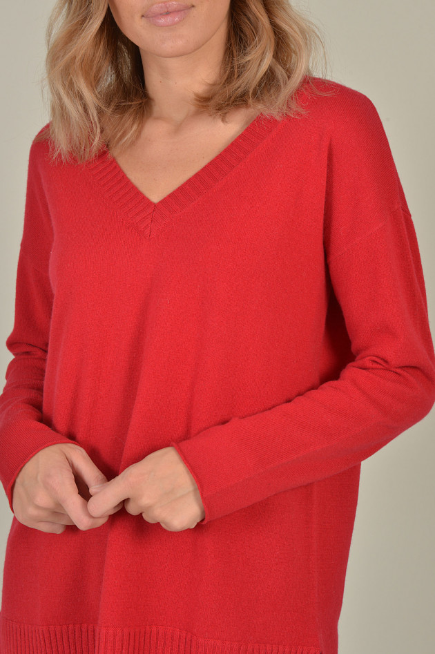 Allude Pullover aus Cashmere in Rot