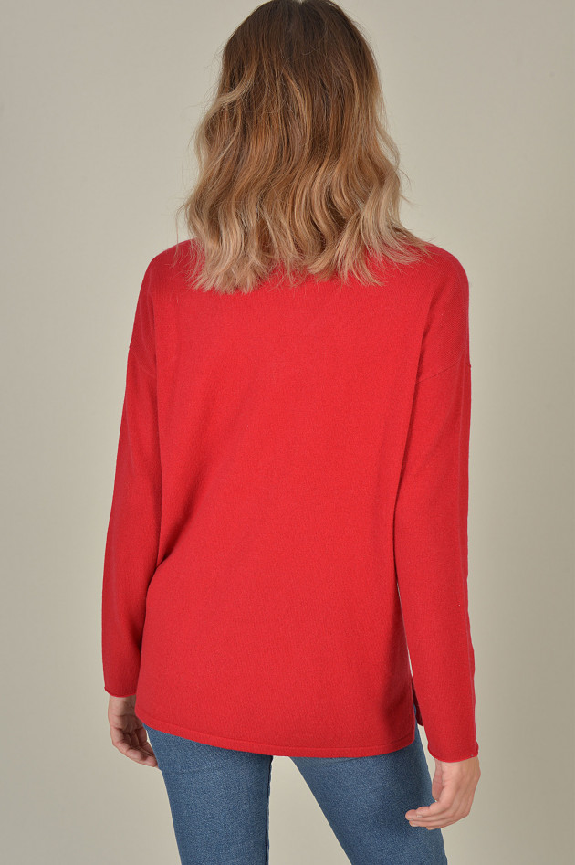 Allude Pullover aus Cashmere in Rot