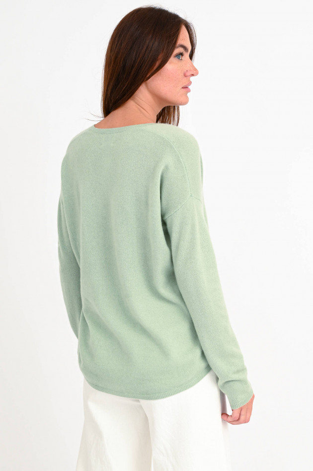 Allude Feinstrick-Pullover aus Cashmere in Mint