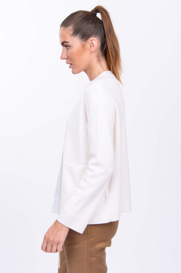 Allude Feinstrick Blazer in Natur