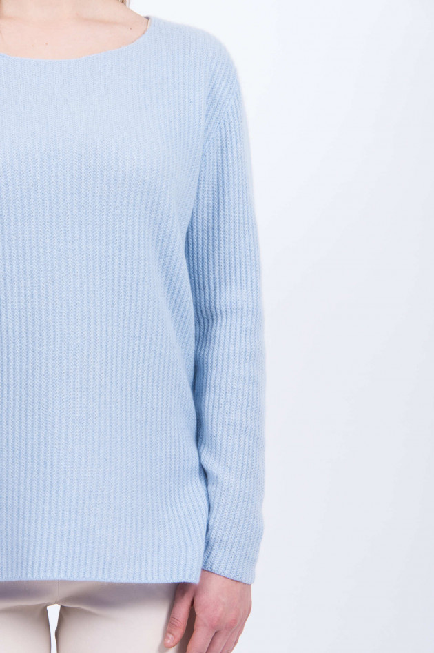 Allude Zarter Kaschmirpullover in Hellblau