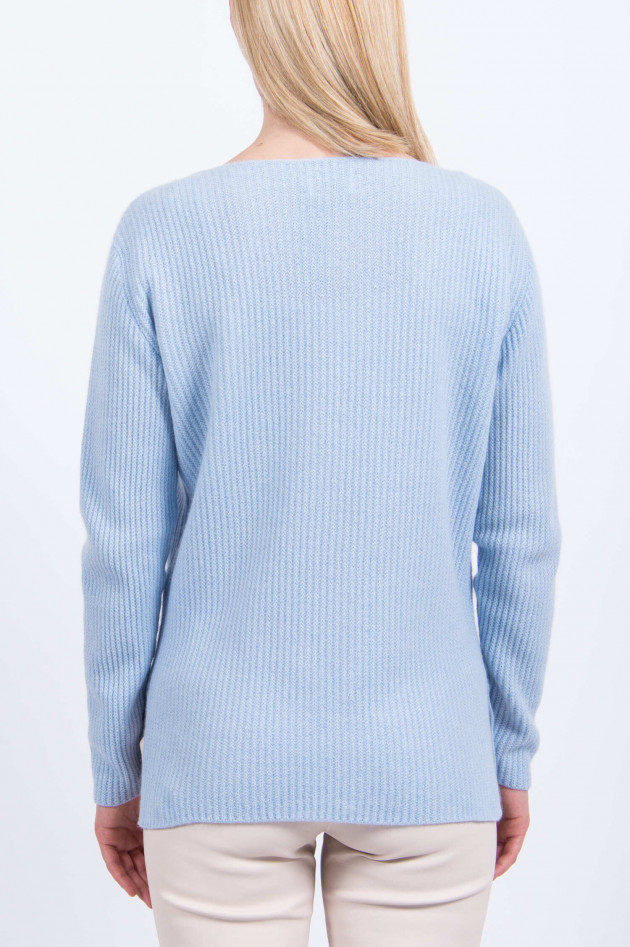 Allude Zarter Kaschmirpullover in Hellblau