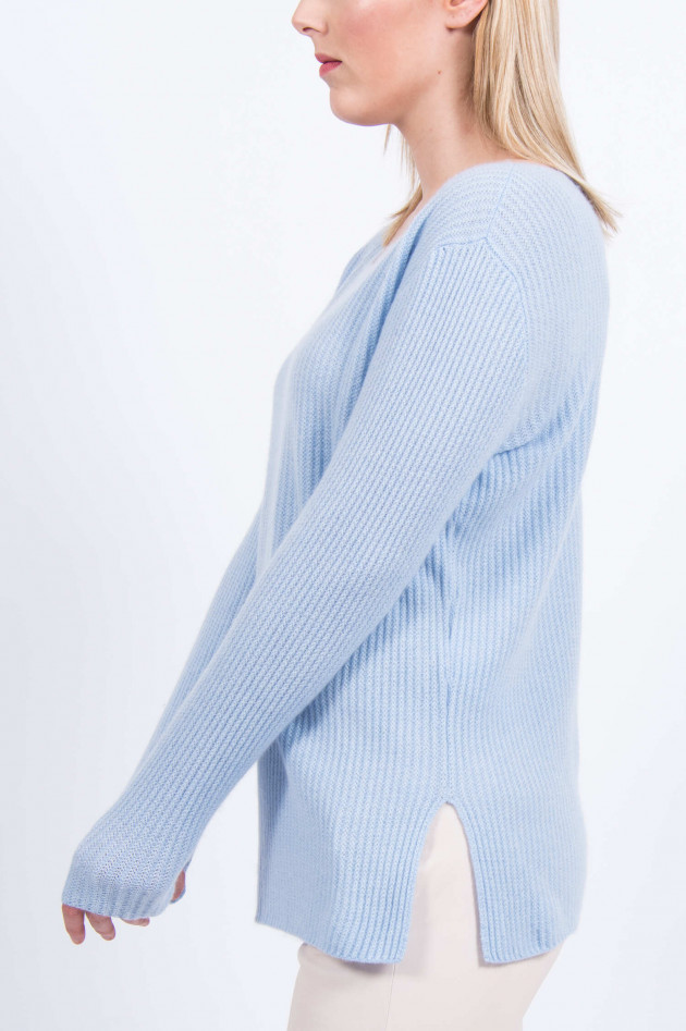 Allude Zarter Kaschmirpullover in Hellblau