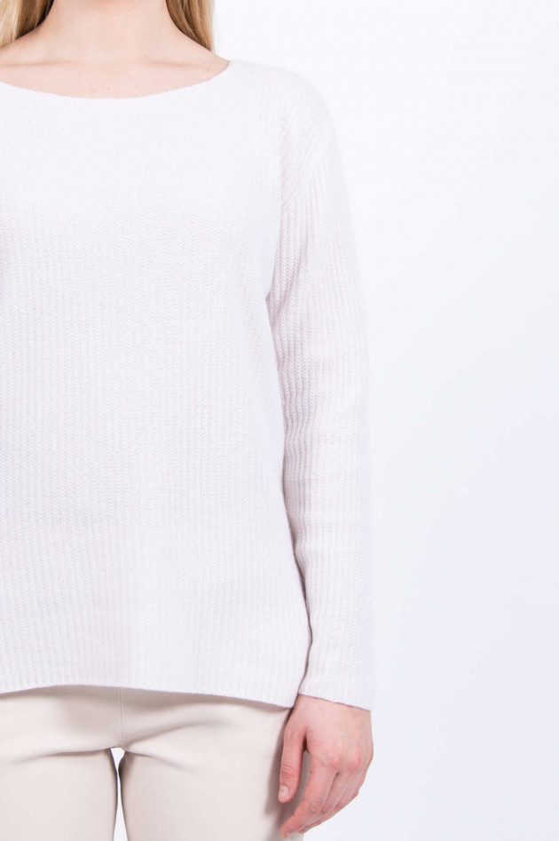 Allude Zarter Kaschmirpullover in Offwhite