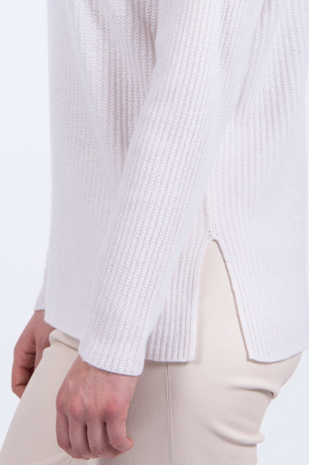 Allude Zarter Kaschmirpullover in Offwhite