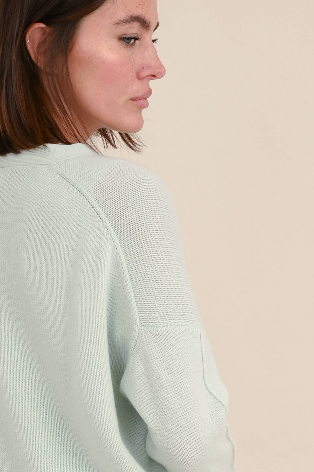 Allude Cashmere Cardigan in hellem Salbei
