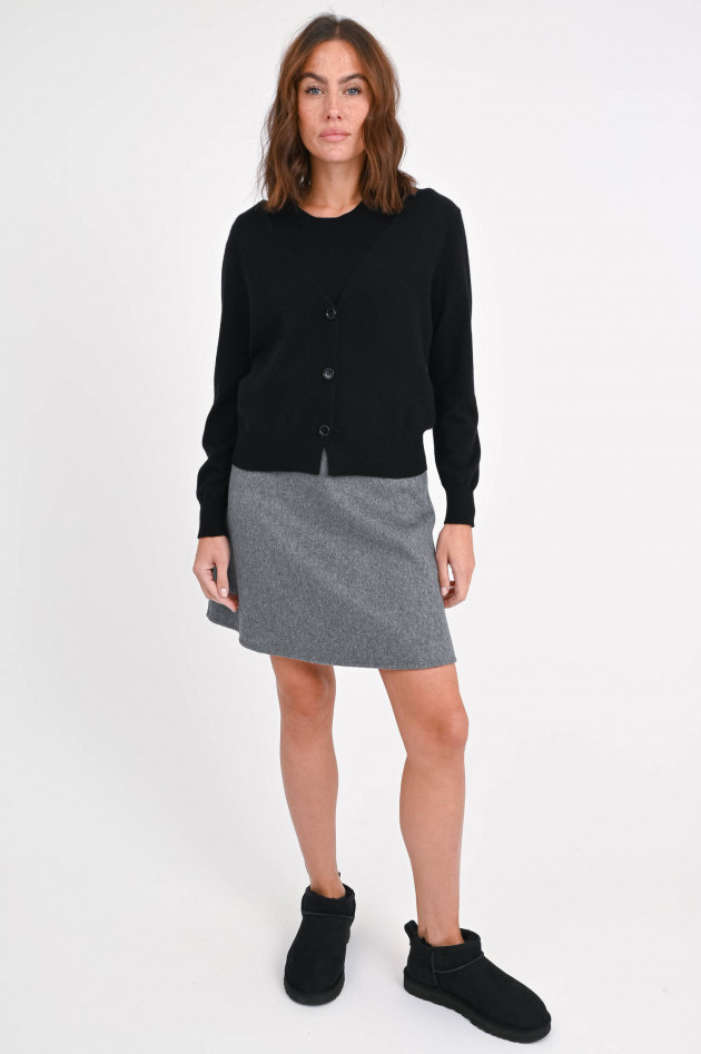Allude Strickweste aus Cashmere in Schwarz