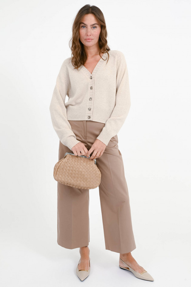 Allude Cardigan aus Cashmere in Hellbeige