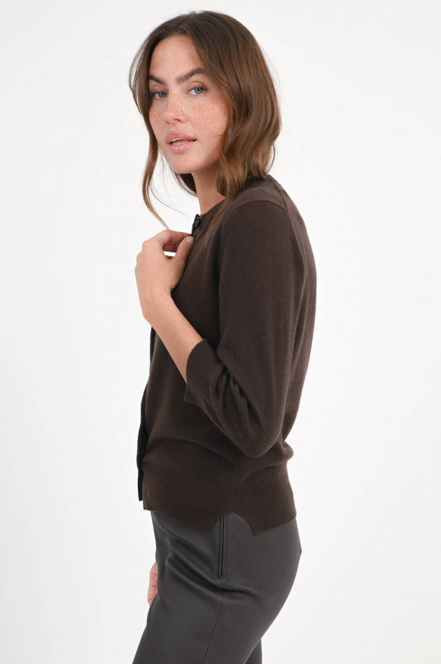 Allude Cardigan aus Cashmere in Braun