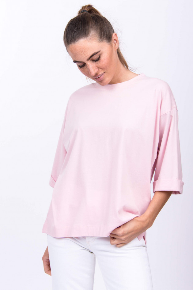 Allude Oversize Baumwollshirt in Rose