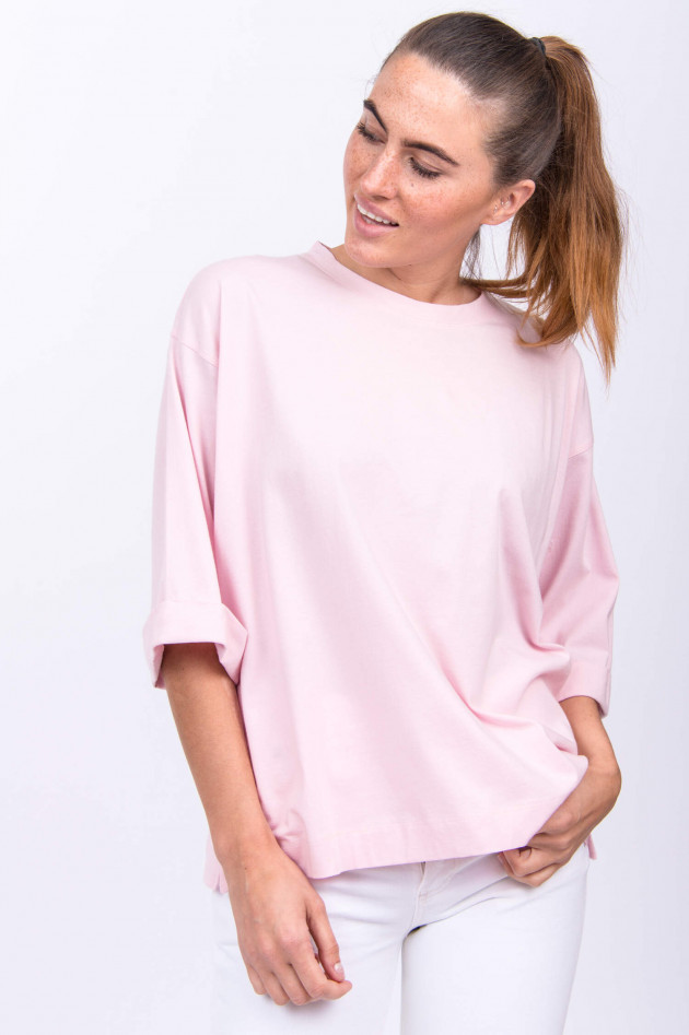 Allude Oversize Baumwollshirt in Rose