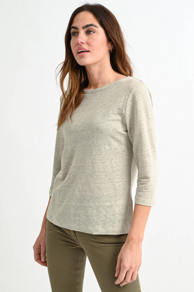 Allude Leinen Shirt in Sand