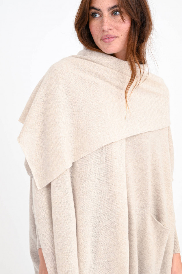 Allude Schal aus reinem Cashmere in Beige