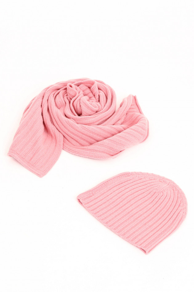 Allude Strickschal aus Cashmere in Rosa