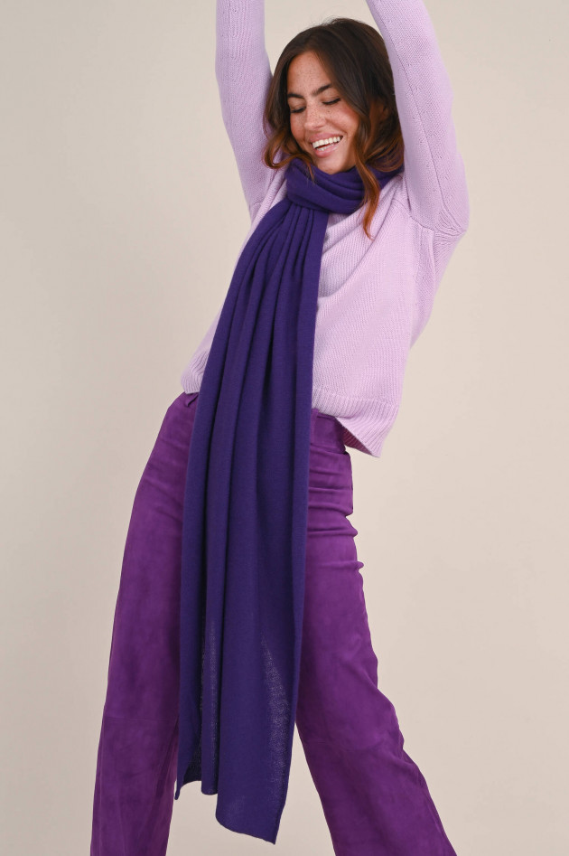 Allude Cashmere Schal in Violett
