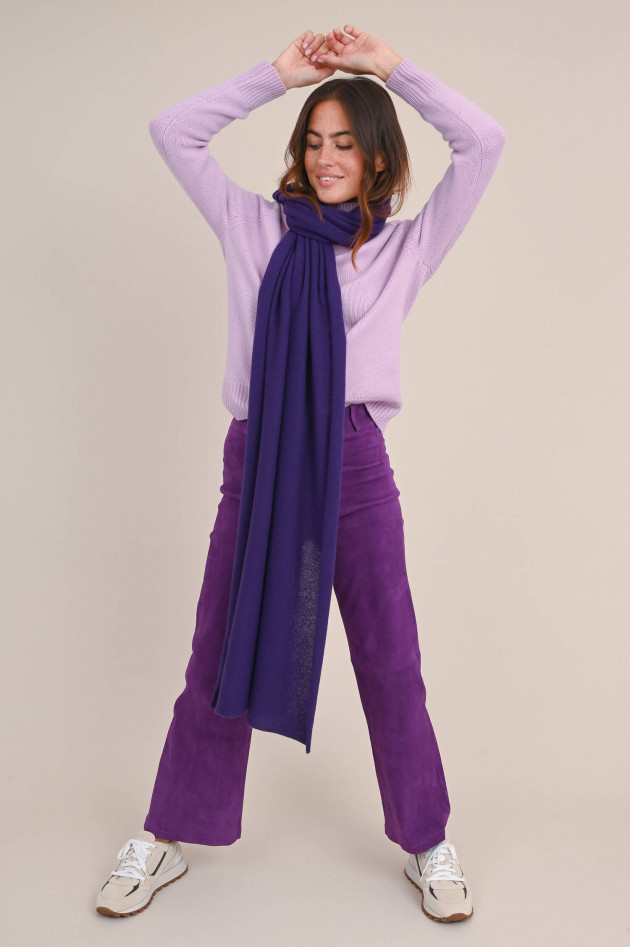 Allude Cashmere Schal in Violett