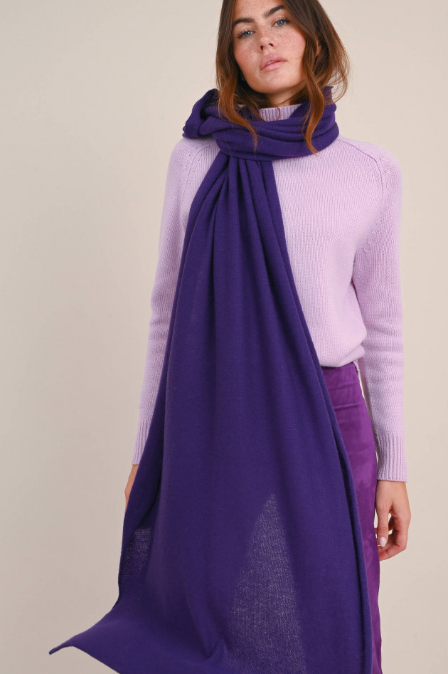Allude Cashmere Schal in Violett