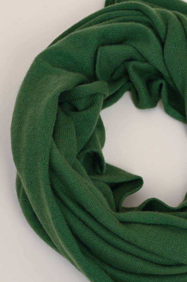 Allude Cashmere Schal in Dunkelgrün
