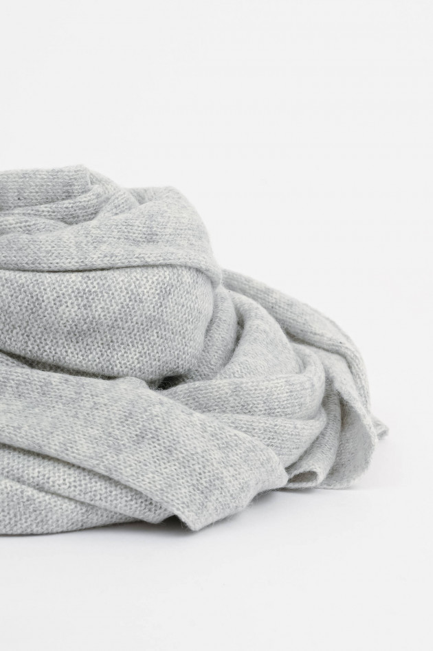 Allude Cashmere Schal in Hellgrau