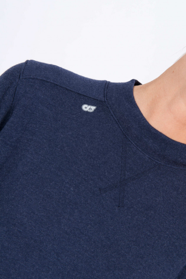 AlphaTauri Sweater-Kleid STAR in Navy meliert