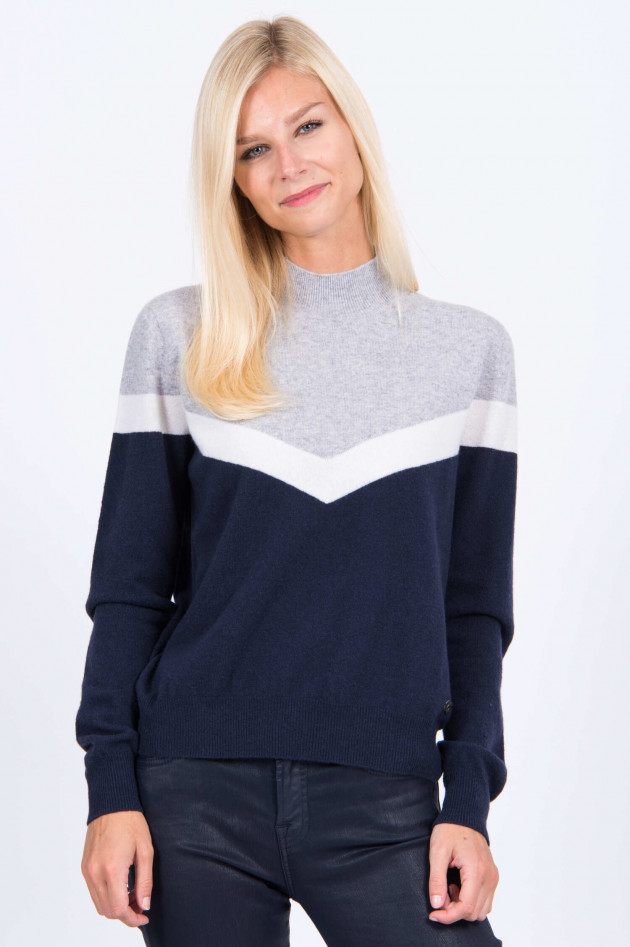 AlphaTauri Pullover FIRIK in Grau/Blau