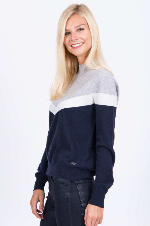 AlphaTauri Pullover FIRIK in Grau/Blau