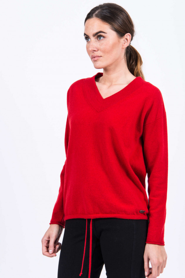 AlphaTauri Kaschmirpullover FINDA in Rot