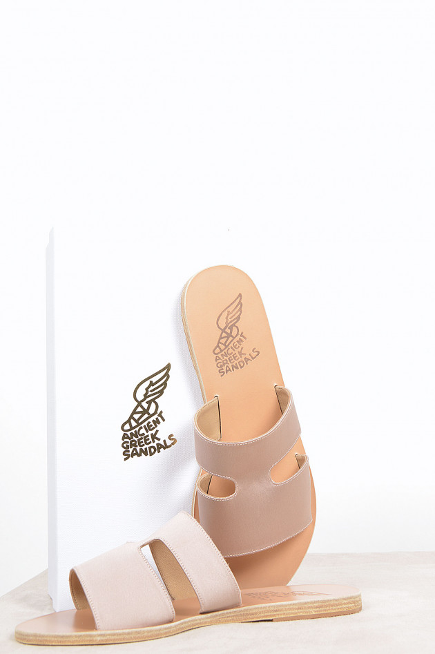 Ancient Greek Sandals Sandale mit Satinoptik in Rose