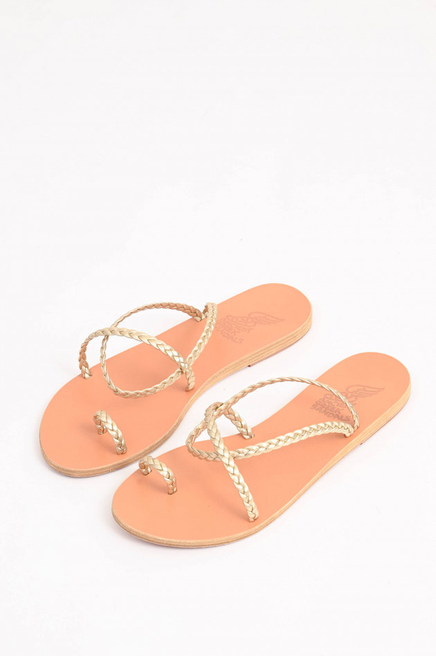 Ancient Greek Sandals Sandale ELEFTHERIA in Gold