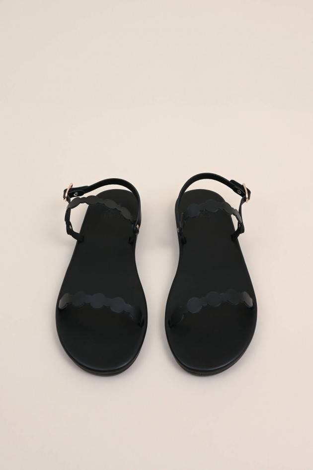 Ancient Greek Sandals Sandale ORION in Schwarz