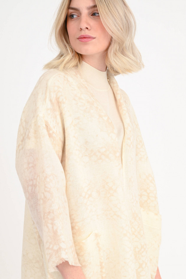 andrea's 1947 Cardigan LONG LACE in Beige