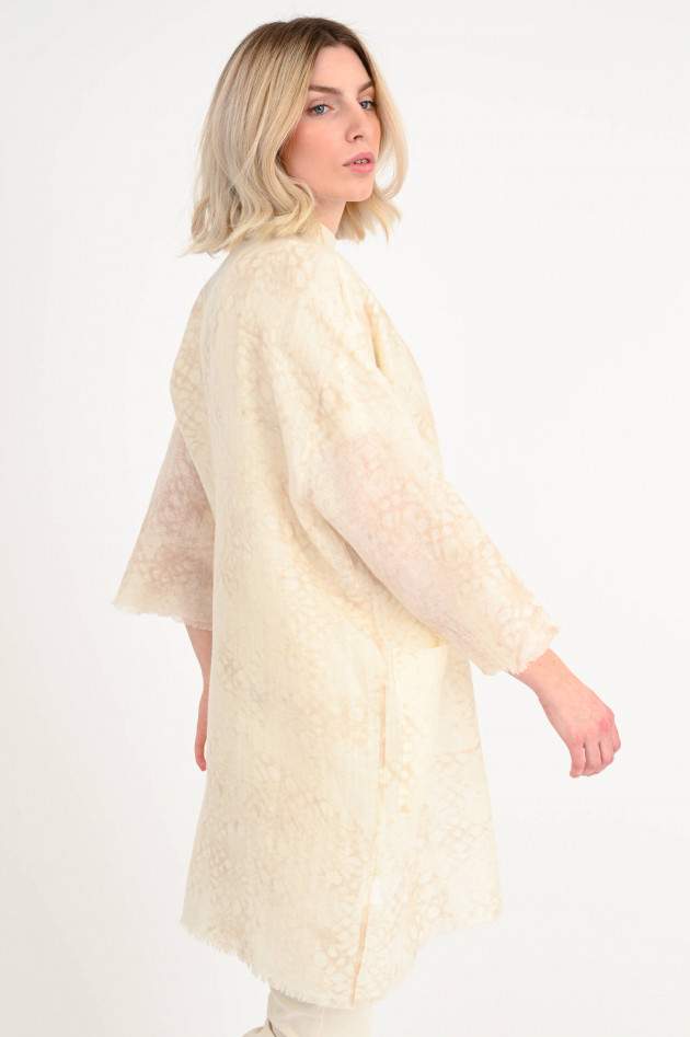 andrea's 1947 Cardigan LONG LACE in Beige