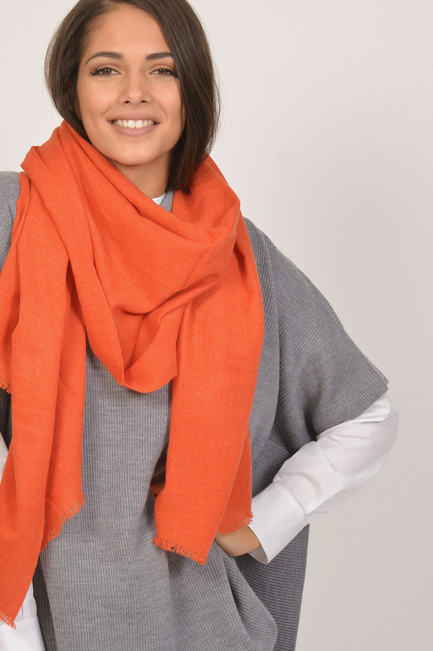 andrea's 1947 Schal aus Cashmere in Orange