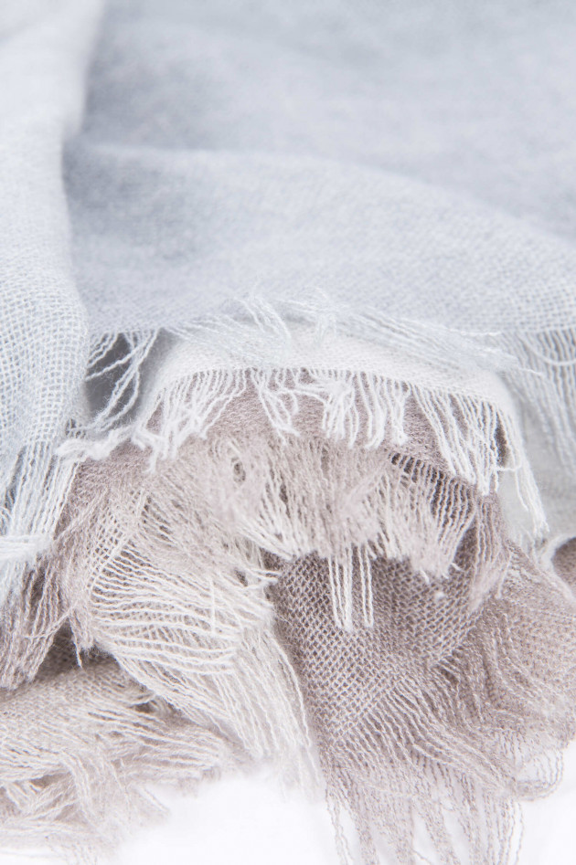 andrea's 1947 Kaschmirschal in Creme/Grau
