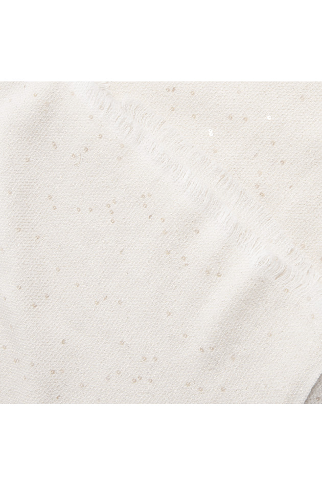 Andreas Kaschmirschal Natur mit Pailletten und Lurex