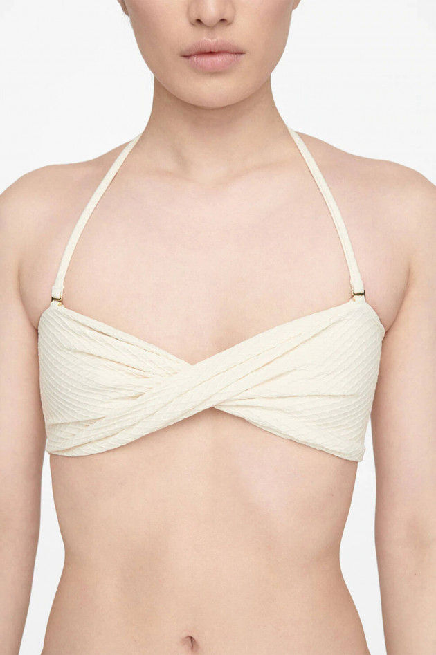 Anine Bing Bandeau-Bikini Top ROSA in Champagner