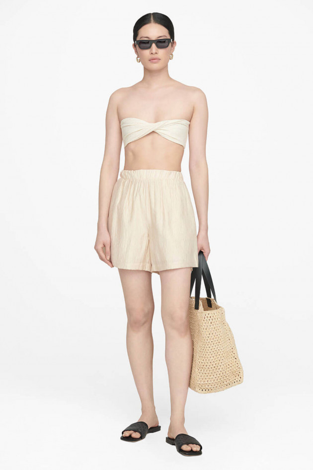 Anine Bing Bandeau-Bikini Top ROSA in Champagner
