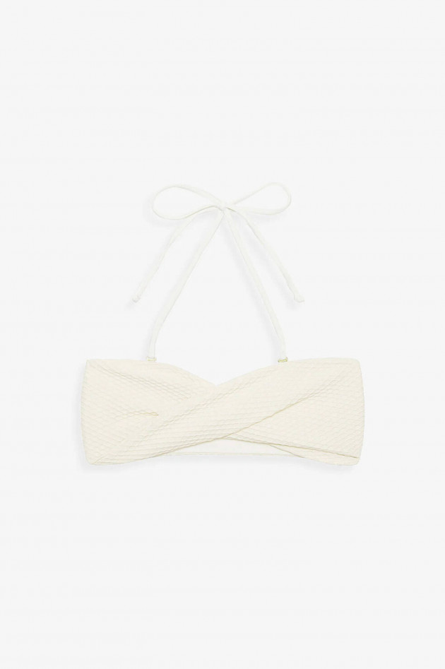 Anine Bing Bandeau-Bikini Top ROSA in Champagner