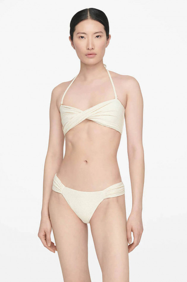 Anine Bing Bandeau-Bikini Top ROSA in Champagner