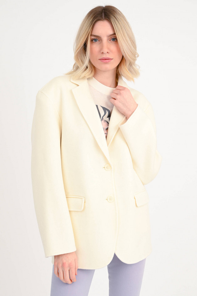 Anine Bing Oversize Blazer QUINN in Weiß